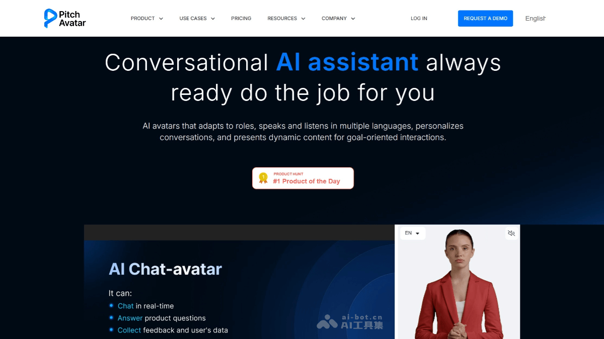 AI Chat-avatar – AI数字人交互助手,根据对话内容提供动态视觉互动