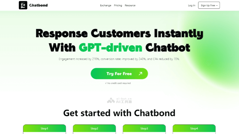 Chatbond – GPT驱动的零编码构建AI聊天机器人平台