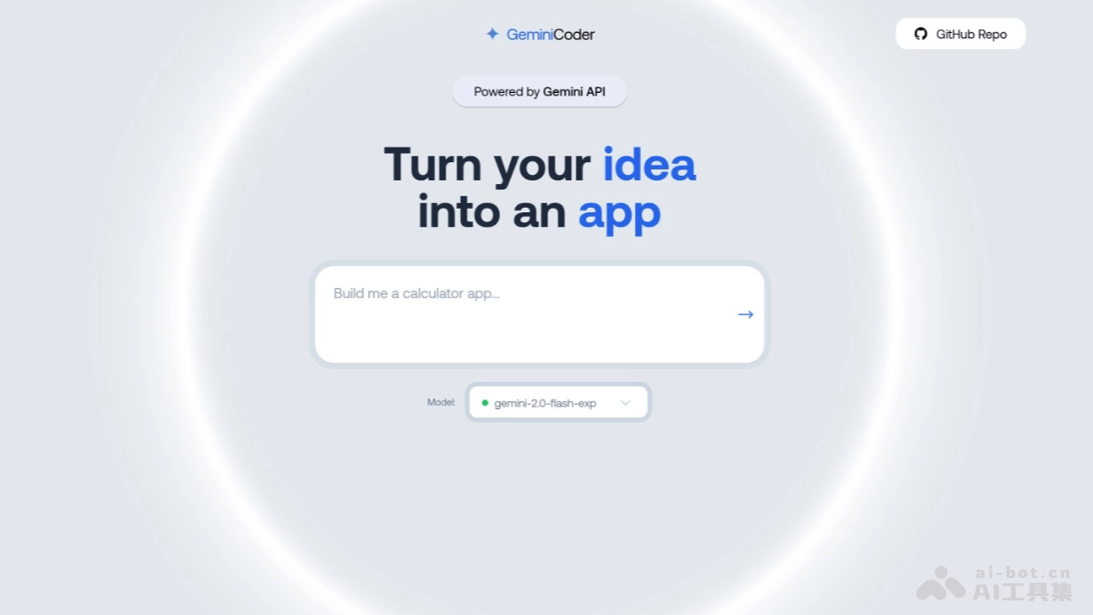 Gemini Coder – AI 应用生成工具,文本描述实时生成代码和预览
