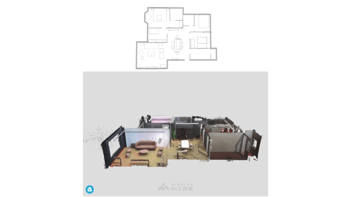 HouseCrafter – 东北大学和 Stability AI推出2D转换3D室内场景的技术