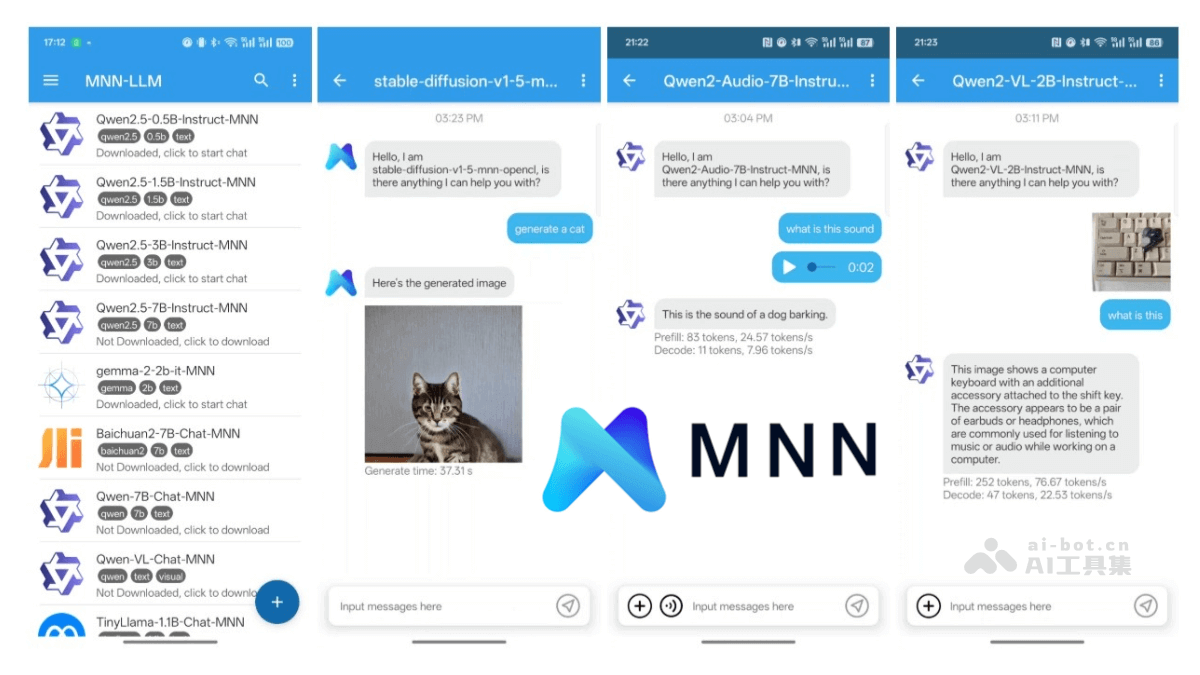 MnnLlmApp – 阿里巴巴开源的离线大模型 Android 手机应用AI助手