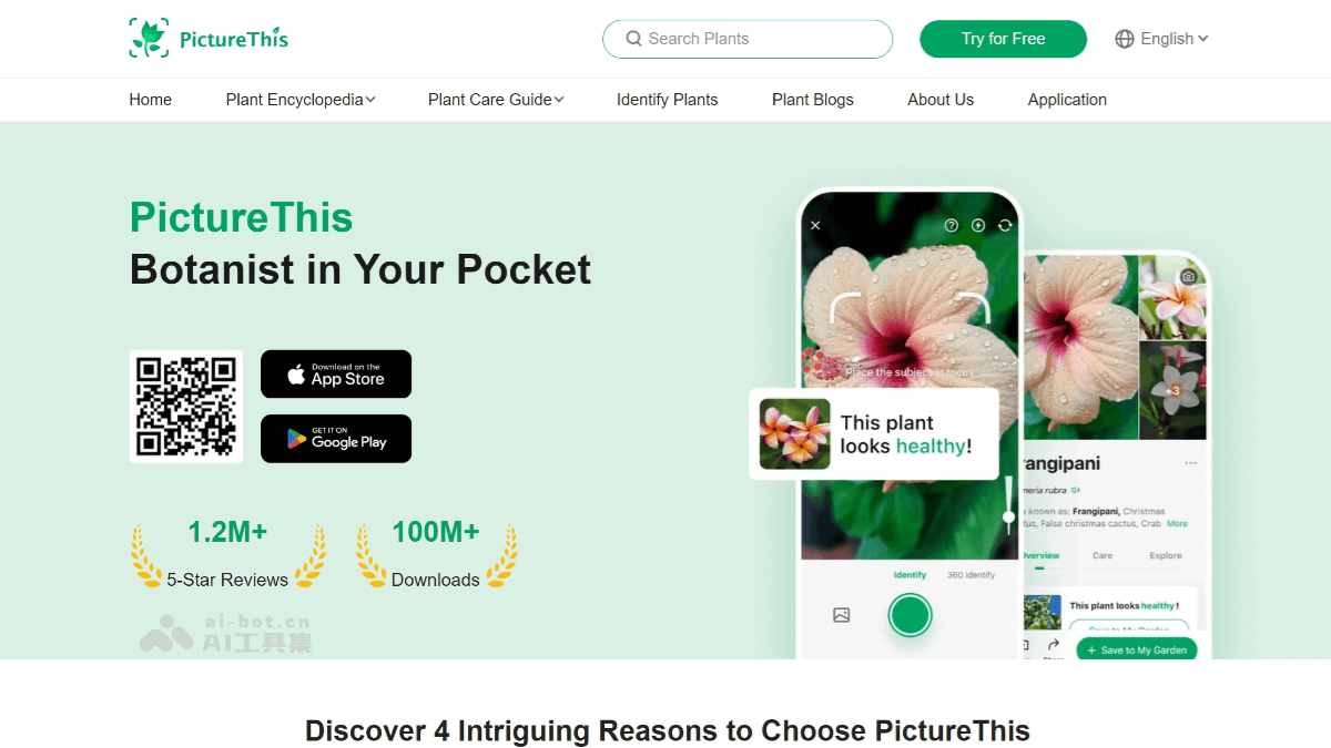 PictureThis – AI植物识别应用,能识别超过17000种植物