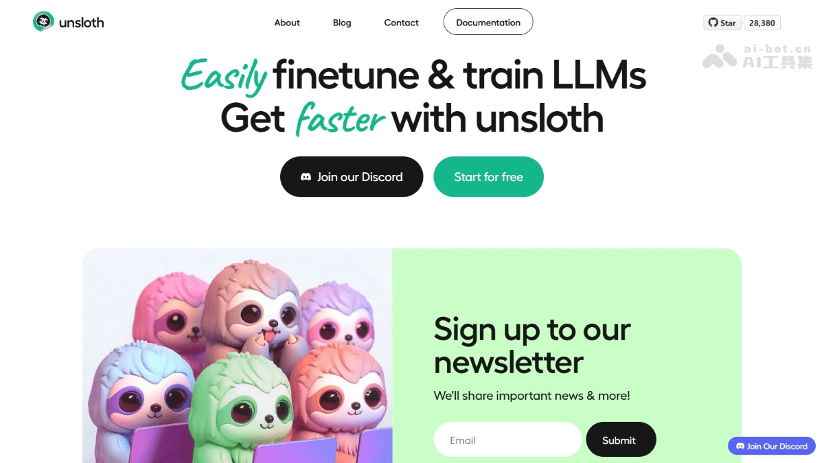 unsloth – 开源的大语言模型微调工具
